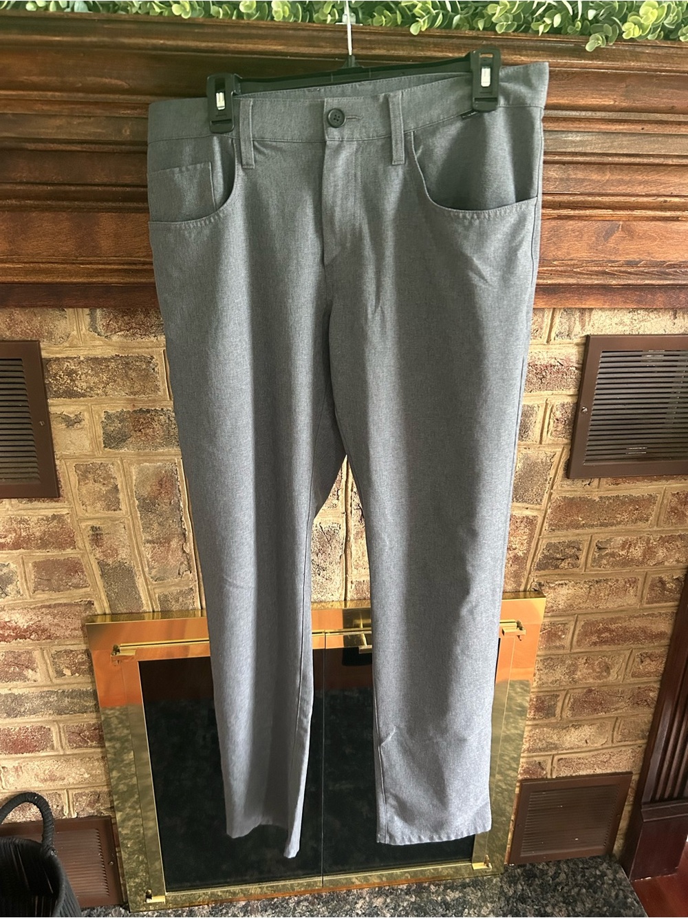 Travis Mathew Men's Heather Gray Stretch Pants